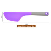 PERFOSO Spatule en silicone réutilisable extra large, cuillère à mélanger/racloir/épandeur à glaçage multifonctionnel, outil de cuisson antiadhésif en PP
