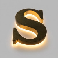 Letras Luminosas LED 3D Personalizadas para Exteriores Comerciales con Opciones de Acero Inoxidable/Acrílico RGB/Color Estático