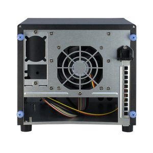 Boîtier de serveur NAS avec 4 baies Hotswap pour disques durs SATA/SAS, porte frontale et prise en charge de l'alimentation flexible - Product Image 6