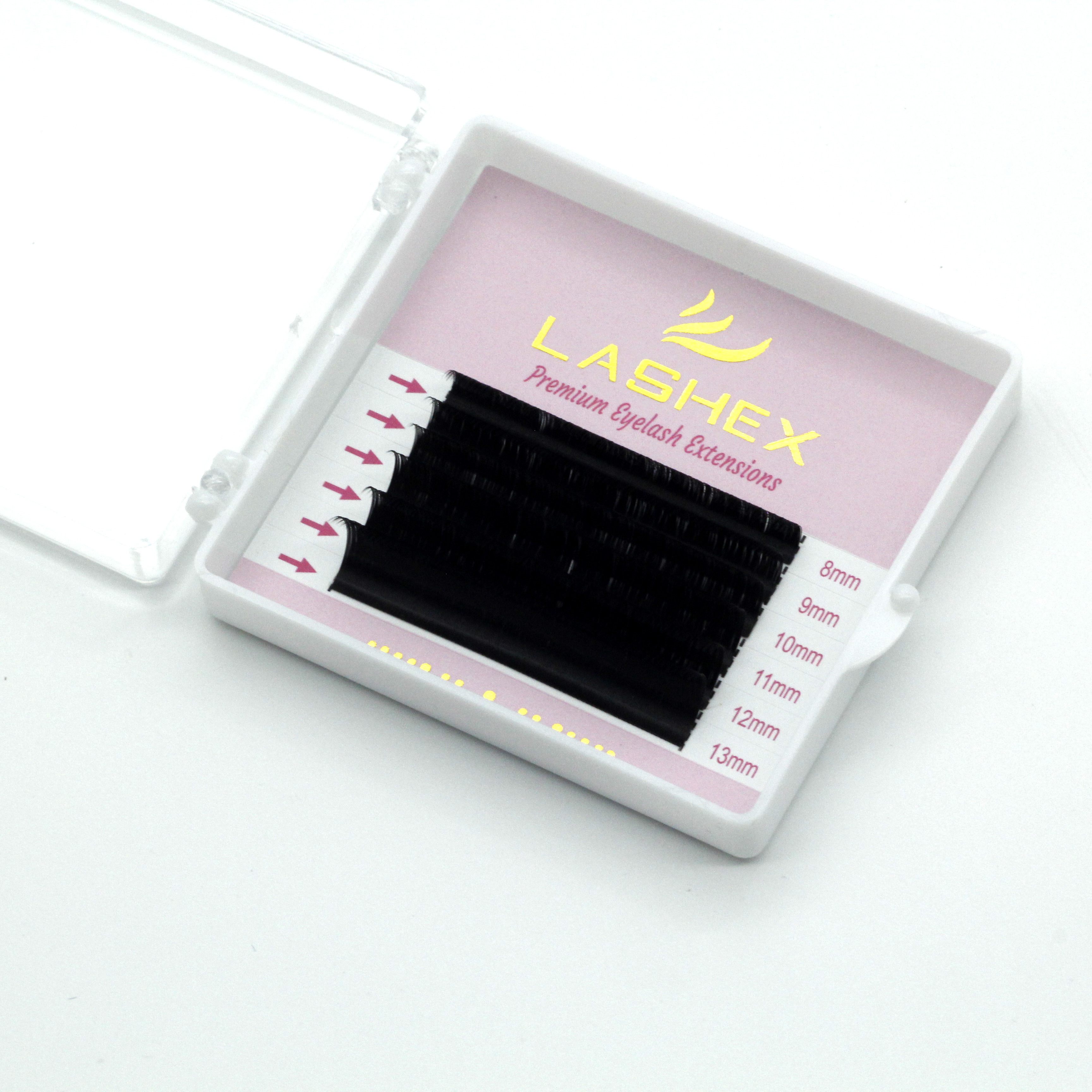 Russian Volume Bulk Silk Supplies Kit Mink Private Label volume eye lash extensions 0.03 0.05 0.07 0.10 0.15 0.18 0.20 J B C D