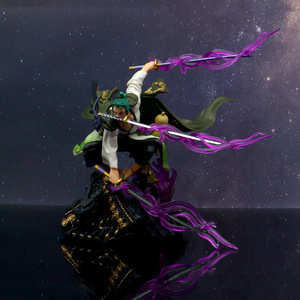 Figurines de dessin animé <span class=keywords><strong>Manga</strong></span> Toit Roronoa Zoro à trois couteaux Toit de campagne de 15cm Figurine de <span class=keywords><strong>manga</strong></span> Cadeau Artisanat en plastique Figurines d'anime - Product Image 5