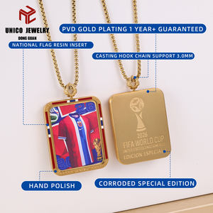 Collana da Uomo in Acciaio Inossidabile per la Coppa del Mondo 2026 Norvegia - Product Image 5