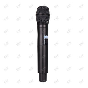 AD4D-2 2Channel UHF Long Working Time High Sensitivity Wireless <b>Microphone</b> for Home Karaoke Small Stage Meeting Speech - Product Image 4