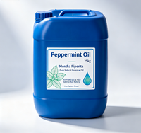 Huile Essentielle de Menthe Poivrée 100% Distillée à la Vapeur, Riche en Menthol, pour Diffuseur, Arôme Alimentaire, Savon, Nettoyant, Vente en Gros en Vrac, Échantillon Gratuit