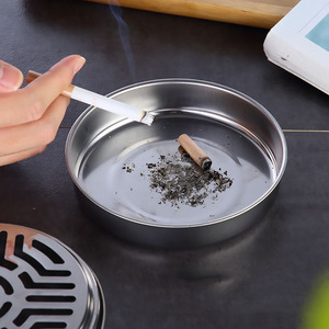 Stainless Steel Mosquito Coil Holder With Lid Round Ash Tray For Indoor Outdoor Use - Product Image 4