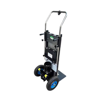 Machine à monter les charges électrique de 400 kg de capacité avec moteur en acier et roues en caoutchouc pour le transport de matériaux sur les chantiers de construction