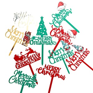 ของตกแต่งหน้าเค้กอะคริลิค รูปน้ำผึ้งและน้ำตาลหวาน สำหรับตกแต่งเค้กในวันคริสต์มาส - Product Image 5