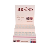 Présentoir de soins de la peau APEX présentoir de maquillage en acrylique transparent pour comptoir porte-crayon à sourcils cosmétique personnalisé