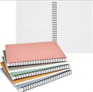 Waterproof Custom Print Art Paper Hard Cover Dairy <b>Exercise</b> <b>Book</b> Spiral Binding Journal Coil A4 <b>A5</b> Notebooks for Students - Product Image 3