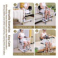 Chaise de transfert multifonctionnelle pour personnes âgées et paralysées, avec assistance hydraulique – Offre spéciale