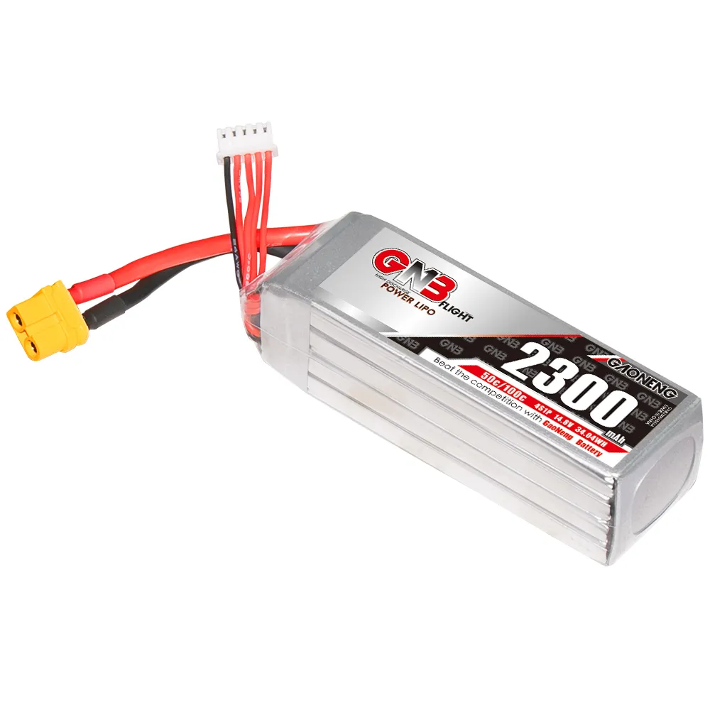 GNB GAONENG 4S 2300MAH 14.8V 50C 100C RC يبو بطارية فرش الكورية Drone لكرة القدم شحن الجناح الجناح الجوي الهواء قوة مقاتلة RC طائرة