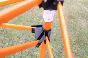 <span class=keywords><strong>Toldo</strong></span> de acero para exteriores instantáneo <span class=keywords><strong>2x2</strong></span>, carpa plegable de altura ajustable con material de vela de poliéster, refugio de pierna recta - Product Image 3