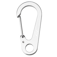 Oem Accessoires de sac personnalisés en gros Mousqueton en acier inoxydable 420 pour sac à dos de camping et porte-clés