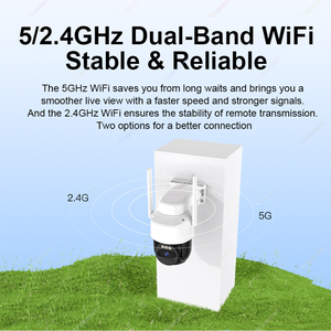 Vstarcam ngoài trời năng lượng mặt trời an ninh PTZ máy ảnh 3MP 4G dual-band Wifi không dây tầm nhìn ban đêm tuya BG622-TZ-Y SD lưu trữ mạng Máy ảnh - Product Image 6