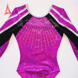 Justaucorps de <span class=keywords><strong>gymnastique</strong></span> rose à manches longues, magento, capture des yeux, noir, accessoire pour enfants - Product Image 3