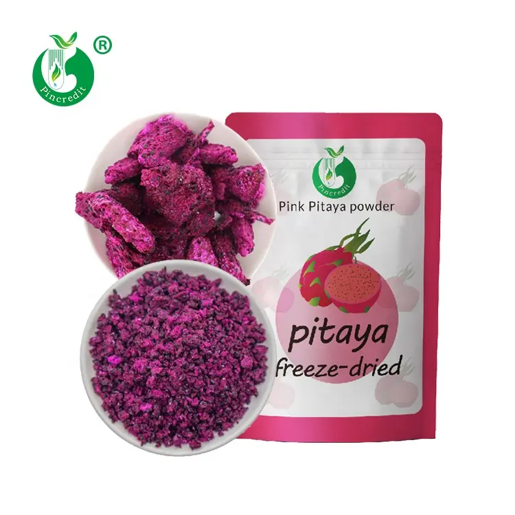 Factory Price Bulk Organic Red Freeze Dried Pitaya FD Dragon Fruit Chips