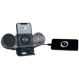 2024 tin thông minh không dây sạc tay miễn phí loa thời gian báo động o'clock BT loa với LED RGB ánh sáng FM Đài phát thanh âm nhạc Máy nghe nhạc - Product Image 6