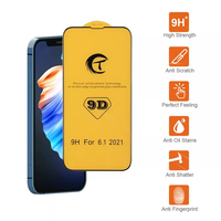 Protection d'écran Fanmi en verre trempé 3D entièrement incurvé pour couverture 9D CT AF, protection d'écran en verre trempé pour iPhone