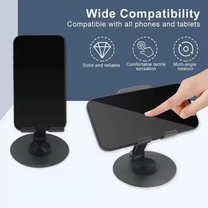 Support de téléphone portable universel en métal pliable à 360 degrés, support de bureau rotatif <span class=keywords><strong>pour</strong></span> tablettes, <span class=keywords><strong>angle</strong></span> réglable, logo personnalisé - Product Image 6