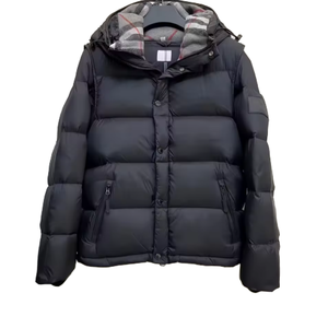 Veste d'hiver en duvet de haute qualité, veste d'extérieur en duvet, manches amovibles et capuche assortie, veste matelassée à capuche - Product Image 1