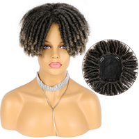 Perruques Dreadlocks Synthétiques à Bas Prix pour Hommes, Modèles Courts Bouclés