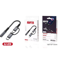 Cable adaptador de audio auxiliar USB C a 3.5mm 2 en 1, cable adaptador de auriculares USB tipo C a 3.5mm para realme oneplus