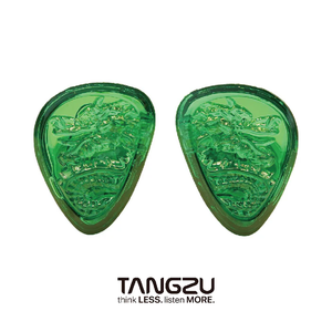 Écouteurs intra-auriculaires filaires TANGZU <span class=keywords><strong>WANER</strong></span> SG 2 Jade Dragon Edition 10mm PET Single Dynamic Driver HiFi IEM - Product Image 1