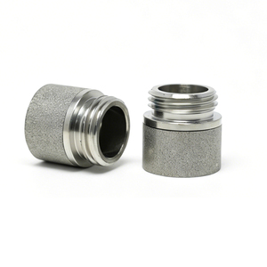 Silenziatore Pneumatico in Acciaio Inossidabile 316L Sinterizzato per Riduzione del Rumore di Valvole dell'Aria e Compressori - Product Image 1