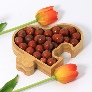 Cristales al por Mayor, Piedras Curativas a Granel, Esfera de <span class=keywords><strong>Jaspe</strong></span> Rojo de 2 cm, Esfera de Cristal Espiritual para Adornos de Feng Shui - Product Image 2