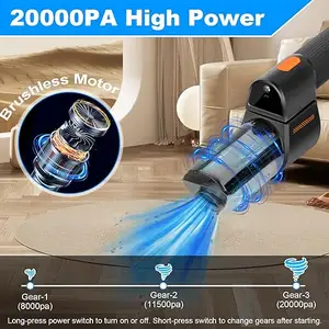 New Haoyu Y-H19 Handheld Vacuum Cleaner Multi-nozzle Free Combination Multi-function Vacuum Cleaner For Car Home