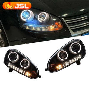 Adatto per <span class=keywords><strong>Volkswagen</strong></span> <span class=keywords><strong>Jetta</strong></span> 2003-2008 Sistema di Illuminazione Automobilistica Gruppo Faro Anteriore a LED Xenon Proiettore Faro per Golf 5 MK5 GTI - Product Image 1
