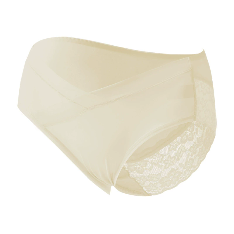Lace-Trim Low-Rise Maternity Brief (9211): six-colour maternity brief reference