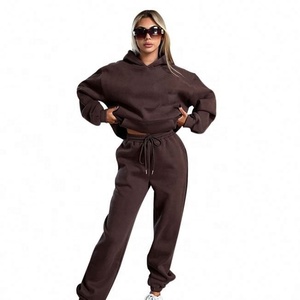 Fashion Solid Color Long Sleeve Hooded and Fleece Hoodie Women's <strong>Wear</strong> - Product Image 6