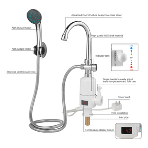 LED hiển thị nhiệt độ ngay lập tức máy nước nóng điện tay-miễn phí phòng tắm vòi với tính năng đáp ứng - Product Image 6