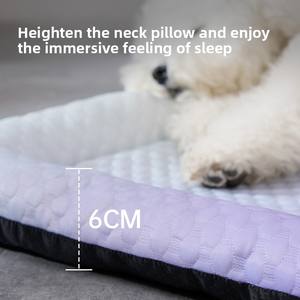 Sommer Haustier Kühl matte Solid Pattern Ice Silk Hunde bett und Katzen bett Großhandel Fabrik Cross-Border <span class=keywords><strong>Pet</strong></span> Ice <span class=keywords><strong>Pad</strong></span> - Product Image 3