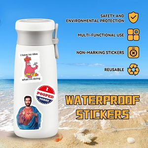Paquete de Pegatinas Divertidas Personalizadas a Prueba de Agua, Calcomanías de Vinilo para Adultos, Etiquetas para Laptop, Patineta, Carcasa de Teléfono, Botella de Agua, DIY - Product Image 2