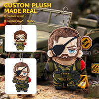 Porte-clés personnalisé en peluche de 10 cm, OEM ODM, figurine de jeu en peluche à poils courts, jouet pendentif, article promotionnel pour fans, cadeau