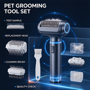 Herramienta para Eliminar el Pelo de Mascotas, Cepillo Suave para Perros y Gatos de Pelo Largo y Corto, Suministro de Fábrica - Product Image 4