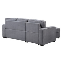 Sofá cama pequeño de dos plazas, sofá cama personalizable, muebles de salón en forma de L y sofá cama