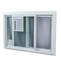 Fenêtres coulissantes en PVC anti-impact, double vitrage, vinyle PVC pour villa, haute sécurité, extérieur, certifiées Energy Star