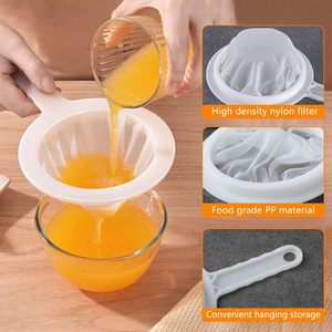 80 400 <b>Mesh</b> Eco-Friendly Foldable Kitchen Ultra-fine PP+PET <b>Mesh</b> Strainer Filter Spoon Dishwasher Safe for Soy Milk Coffee Milk - Product Image 3