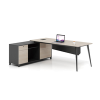 Vente en gros d'usine de mobilier de bureau moderne chinois bureau en bois de luxe BOSS Manager CEO Executive Table de bureau