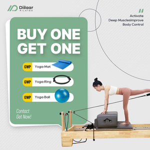 Großhandel Home Gym Ausrüstung Eiche Holz Core Bett Pilates Reformen für Studio Building - Product Image 3