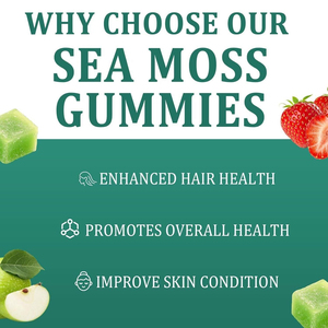 Gomitas de Algas Marinas 16 en 1, Salud Inmunológica, Aceite de Semillas Negras, Vitaminas, Regulación Intestinal, Lípidos en Sangre, Azúcar, Promueve la Diuresis, Reduce - Product Image 3