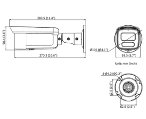 <span class=keywords><strong>DS</strong></span>-2CD2T87G2H-LISU/SL 8mp hik système de caméra de sécurité maison carte sim caméra de sécurité extérieure caméra réseau ColorVu - Product Image 6
