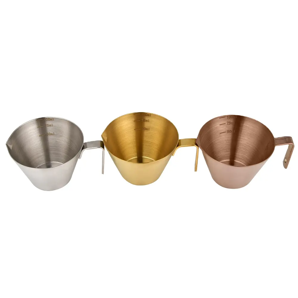 Hot sale stainless steel espresso cup small measuring cup