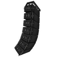 Système de sonorisation actif professionnel HDL 50-A 4K double 12 pouces 3 voies à large bande, enceinte de scène, enceinte line array en plastique