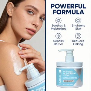 Crema Hidratante Nutritiva de 24 Horas para el Cuidado de la Piel, Calmante para Piel Sensible con Problemas de Psoriasis, Venta al Por Mayor - Product Image 3