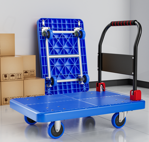 Plastic Opvouwbare Handtruckar Platform <span class=keywords><strong>Trolley</strong></span> Kar Gereedschap <span class=keywords><strong>Trolley</strong></span> Vouwgreep Plastic Platform <span class=keywords><strong>Trolley</strong></span> - Product Image 5