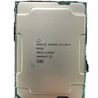 Xeon Platinum 8352V 32-Core CPU 8C 195W 64 Nanometers 2.2GHz 3647 MHz for Desktop Used and New